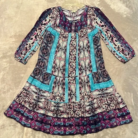 LUCKY BRAND Paisley Print Dress